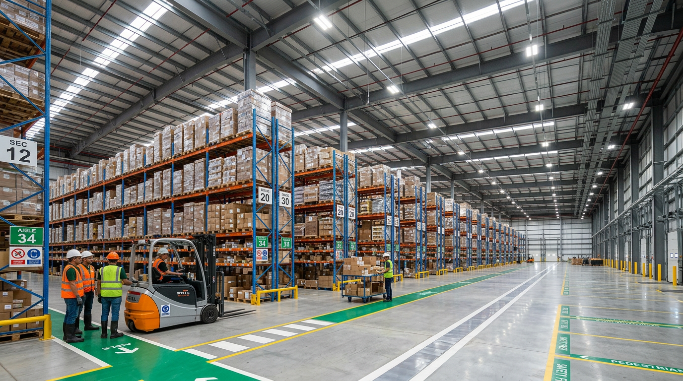 Industrial Warehouse Lighting – Shanghai